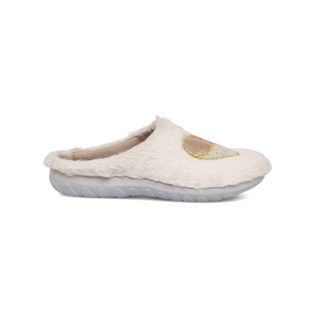 Pantofole bianco da Donna con cuore Inblu