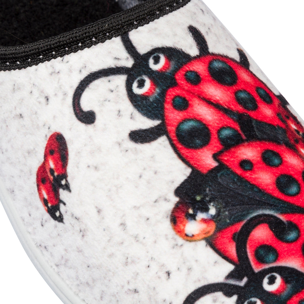 Pantofole da Donna con coccinelle Italia Trend
