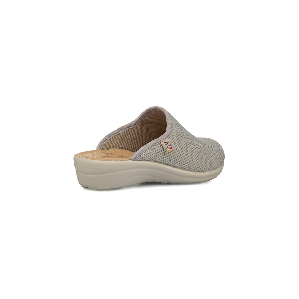 Ciabatte grigie da Donna in rete elastica traspirante Fly Flot