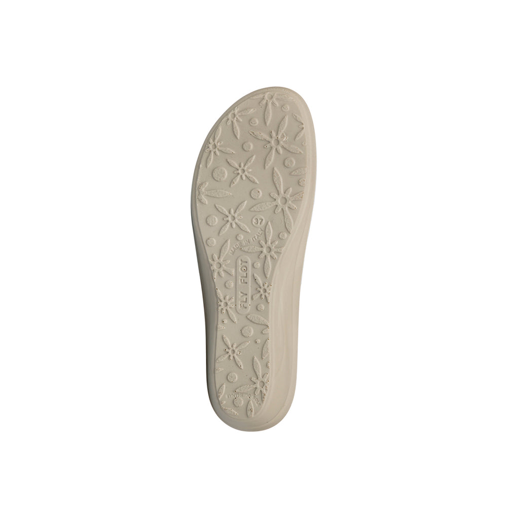 Ciabatte a fascia blu da Donna con soletta in pelle Fly Flot