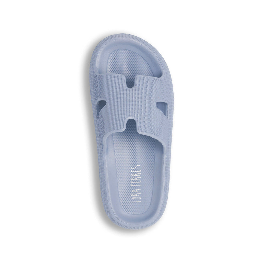 Ciabatte azzurre da Donna con suola platform Lora Ferres On The Beach