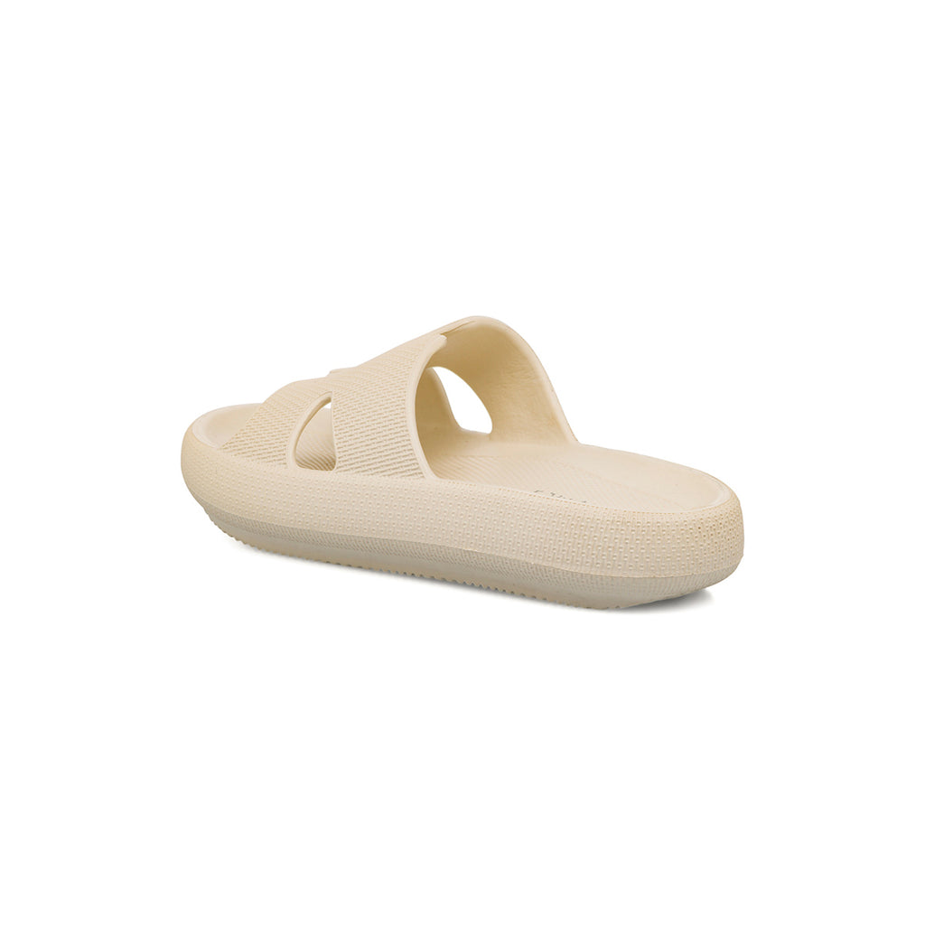 Ciabatte beige da Donna con suola platform Lora Ferres On The Beach