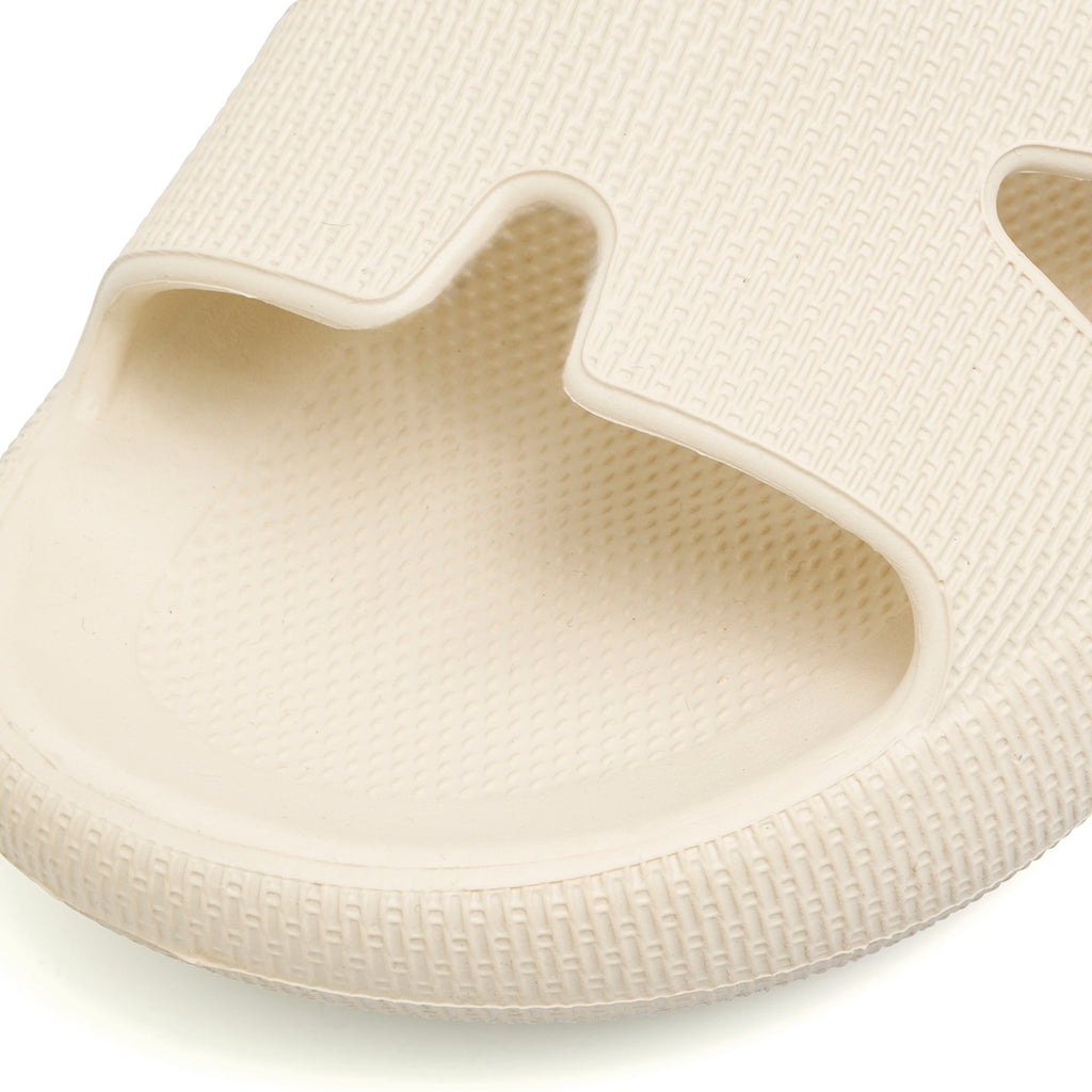 Ciabatte beige da Donna con suola platform Lora Ferres On The Beach