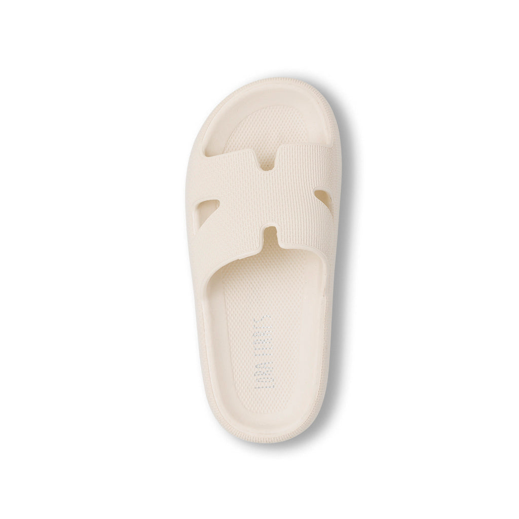 Ciabatte beige da Donna con suola platform Lora Ferres On The Beach