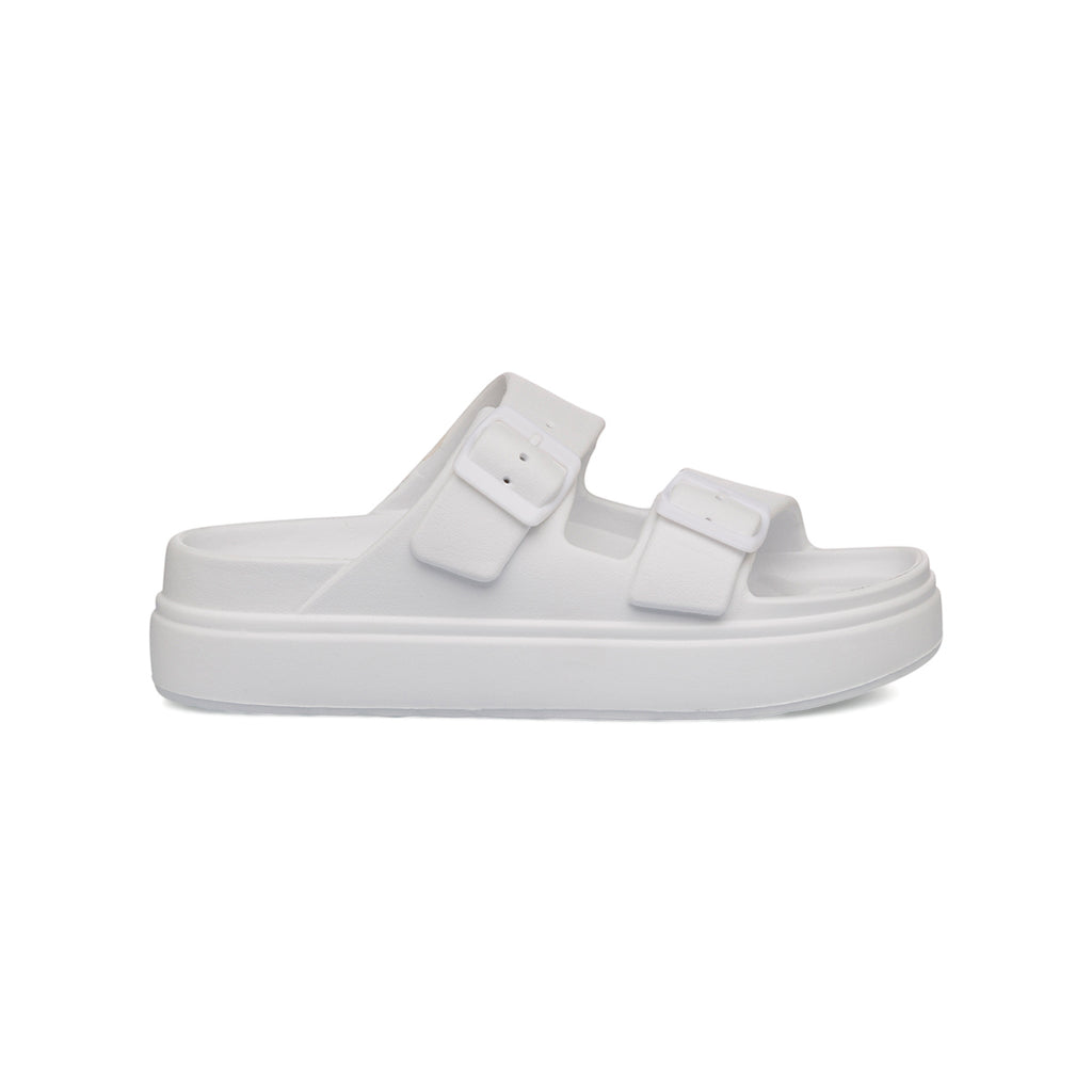 Ciabatte Bianche da Donna con suola Platform Lora Ferres On The Beach