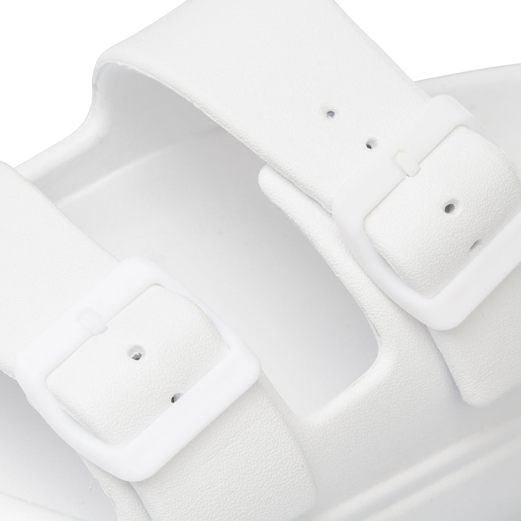 Ciabatte Bianche da Donna con suola Platform Lora Ferres On The Beach