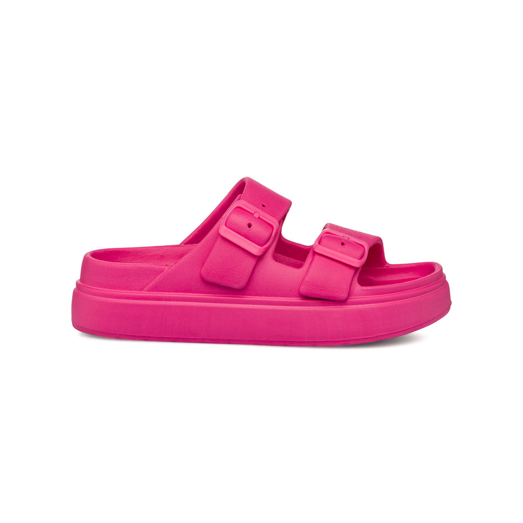 Ciabatte fucsia da Donna con suola platform Lora Ferres On The Beach