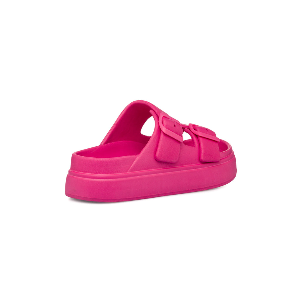 Ciabatte fucsia da Donna con suola platform Lora Ferres On The Beach