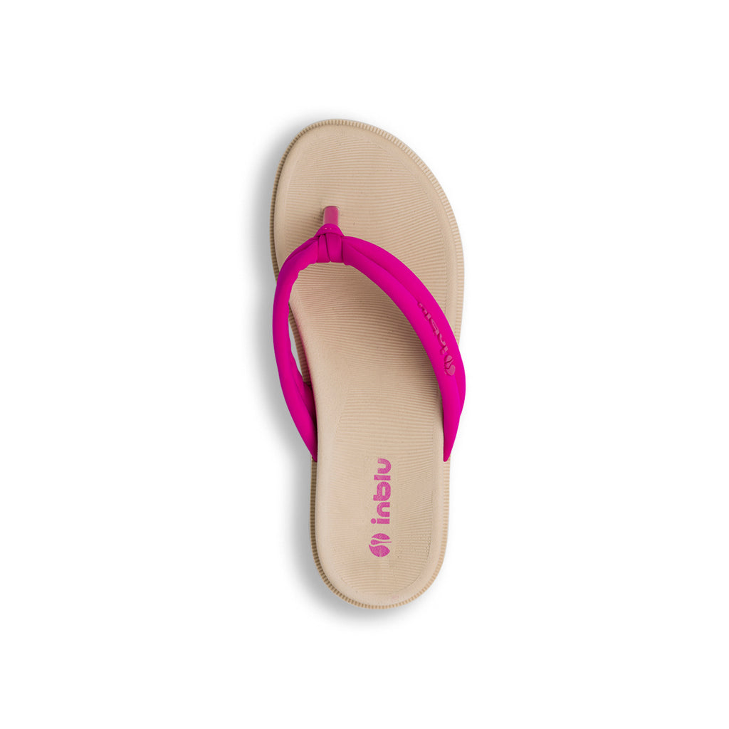 Ciabatte Infradito Rosa da Donna con tomaia imbottita e logo Inblu