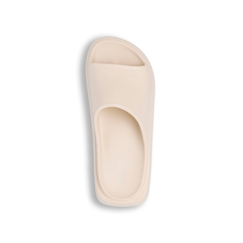 Ciabatte beige da Donna con suola platform Lora Ferres On The Beach