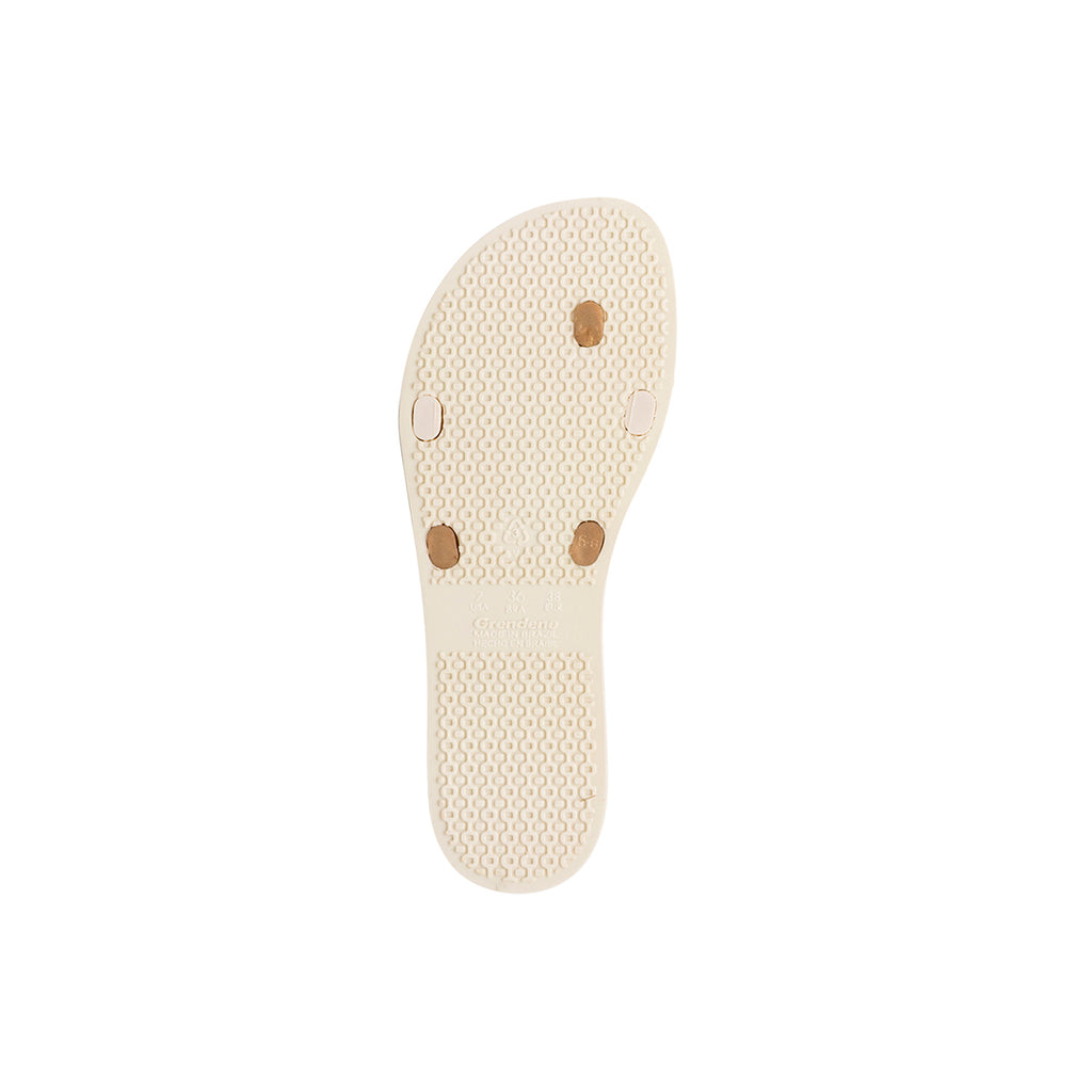 Ciabatte infradito Beige e Oro da Donna con logo Ipanema