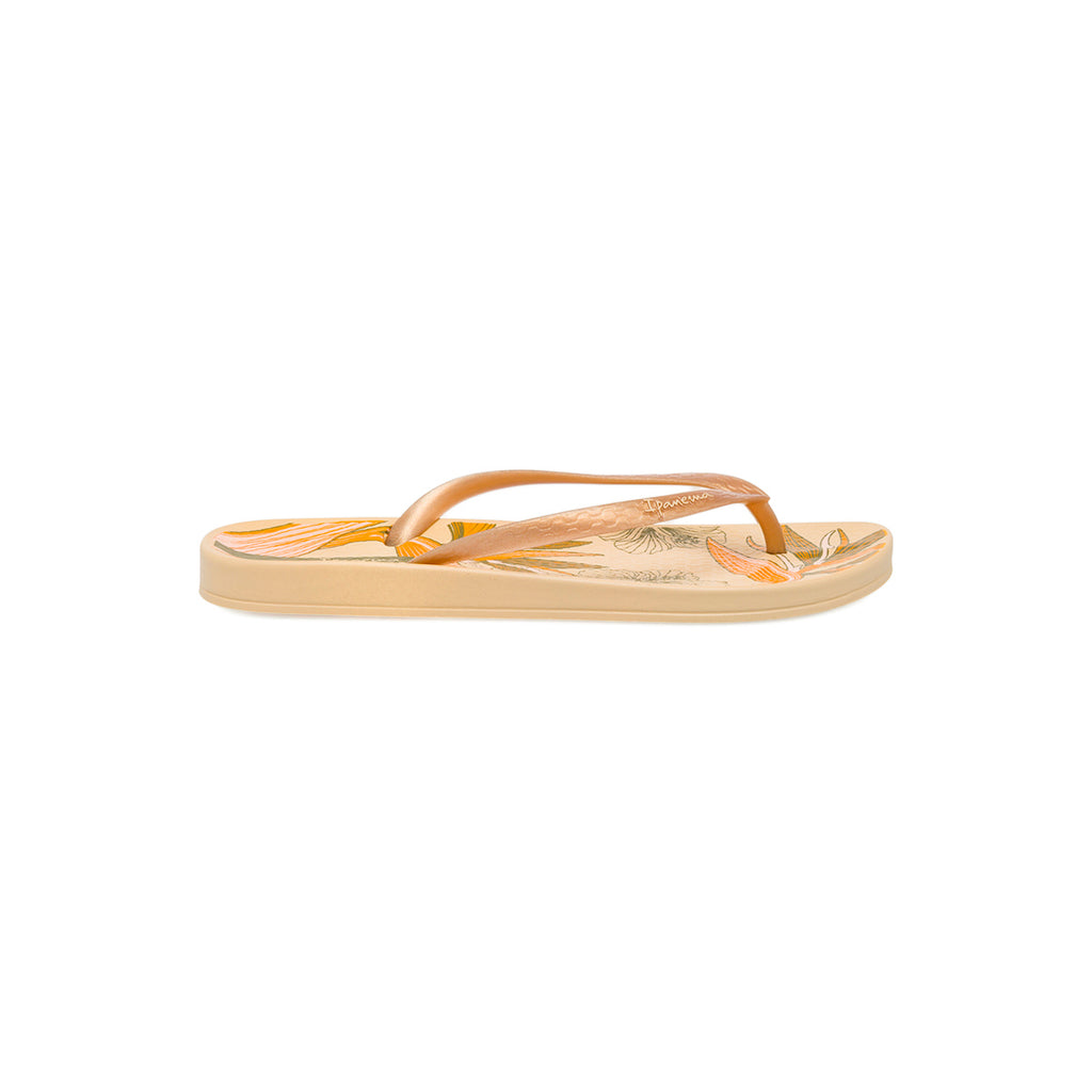 Ciabatte infradito Beige da Donna con fantasia foglie e fiori Ipanema