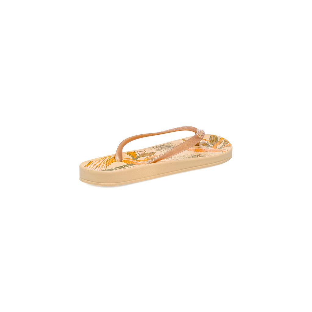 Ciabatte infradito Beige da Donna con fantasia foglie e fiori Ipanema