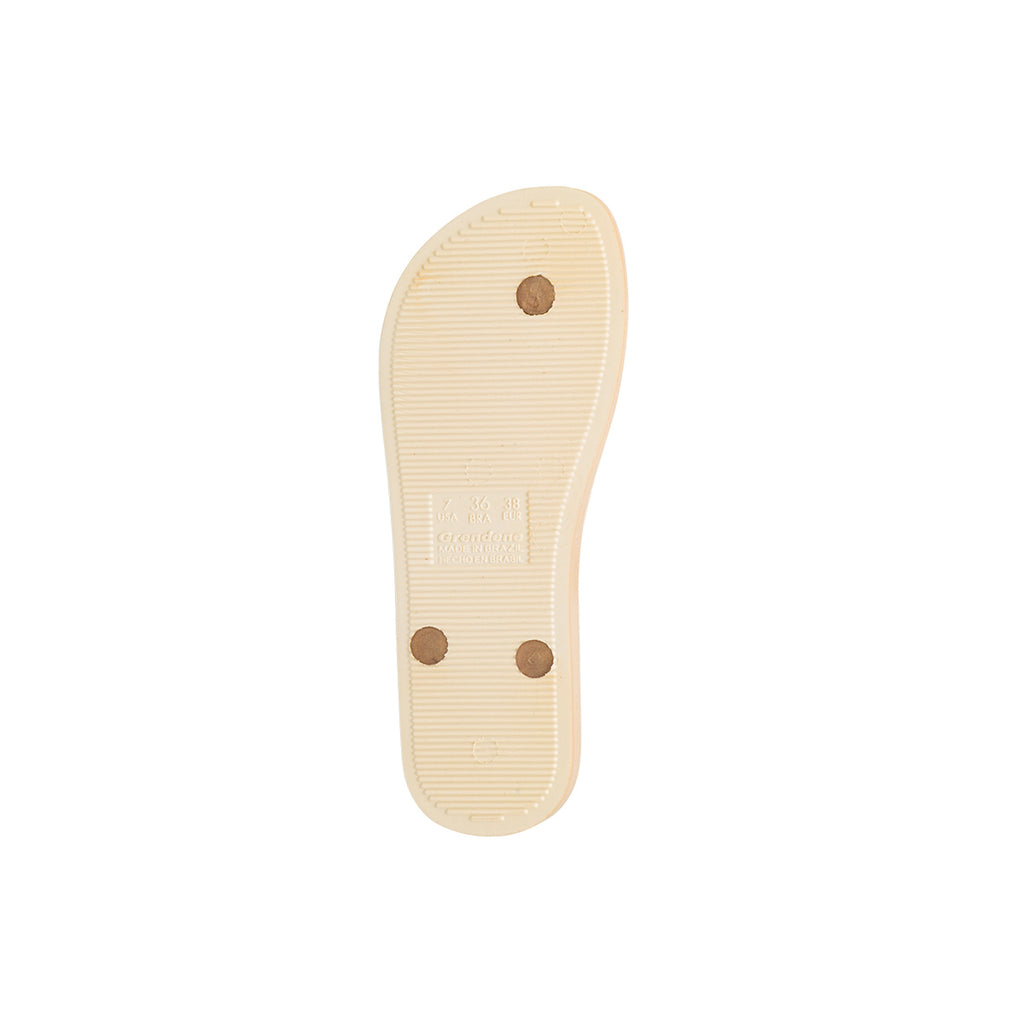 Ciabatte infradito Beige da Donna con fantasia foglie e fiori Ipanema