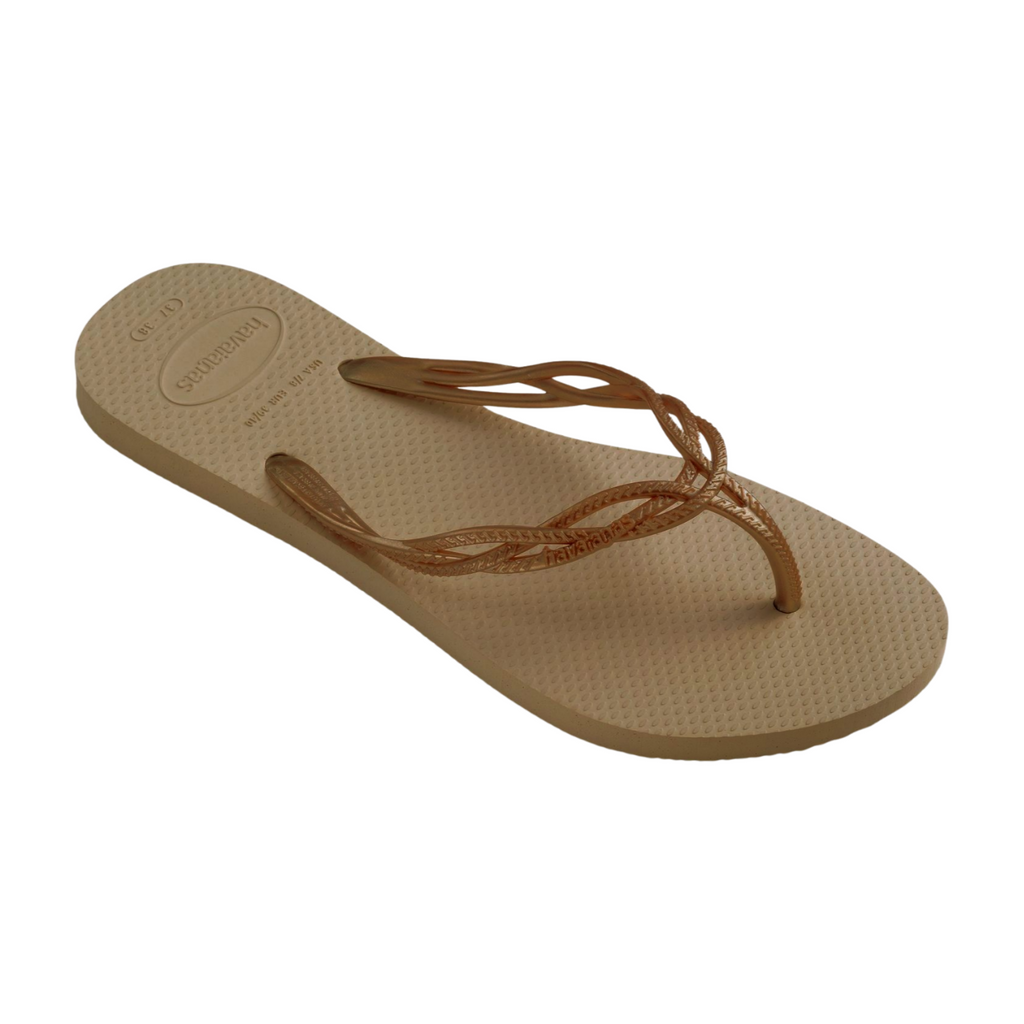 Ciabatte infradito beige da Donna con dettaglio intrecciato FLASH SVEET Havaianas