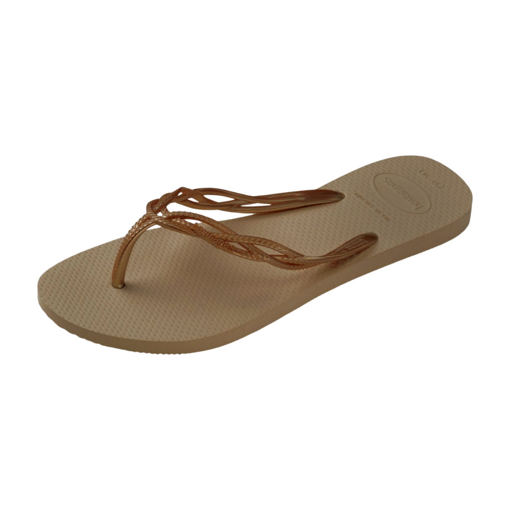 Ciabatte infradito beige da Donna con dettaglio intrecciato FLASH SVEET Havaianas