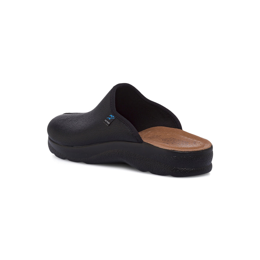 Ciabatte da Uomo nere con Plantare Anatomico Fly Flot