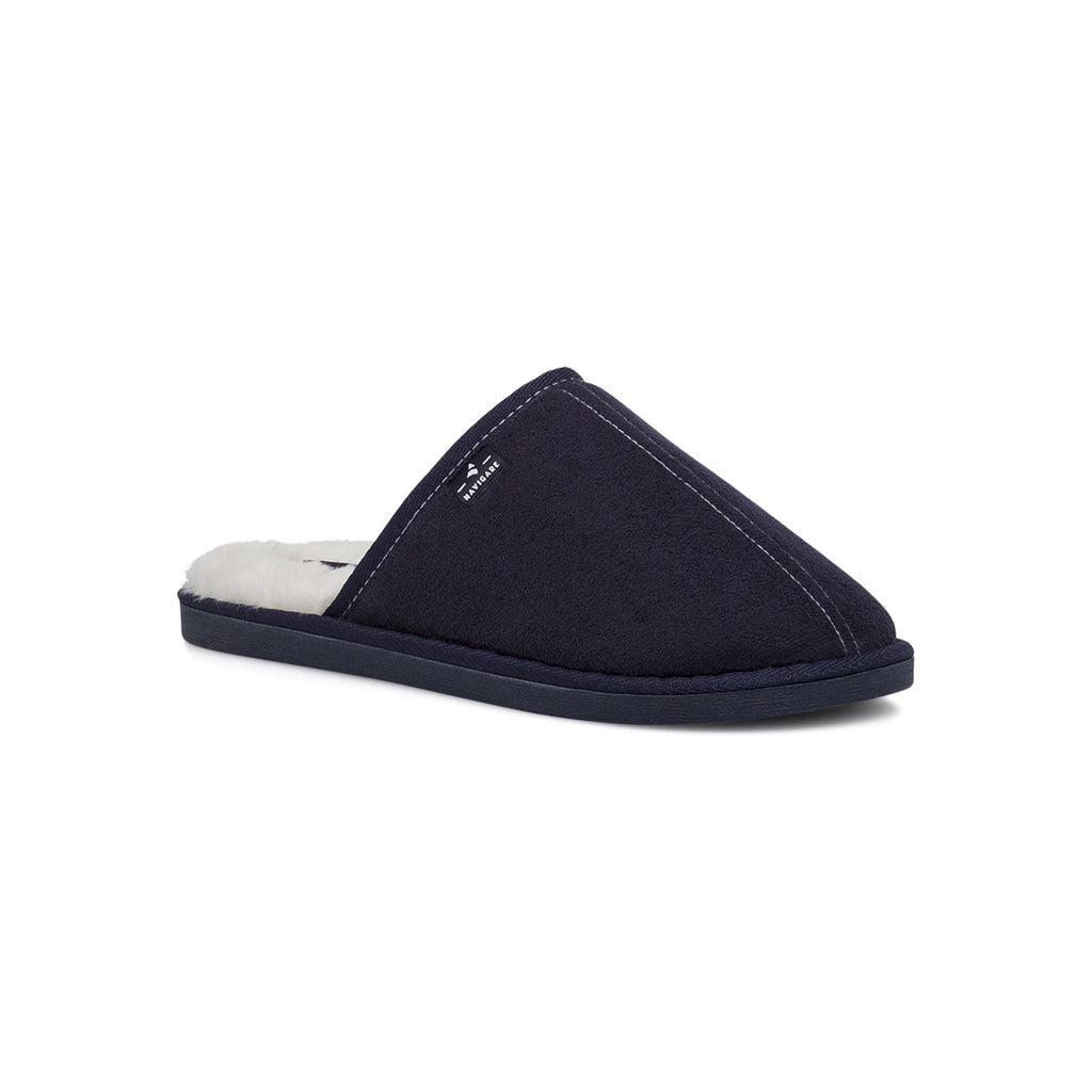 Pantofole da uomo blu con interno imbottito Navigare