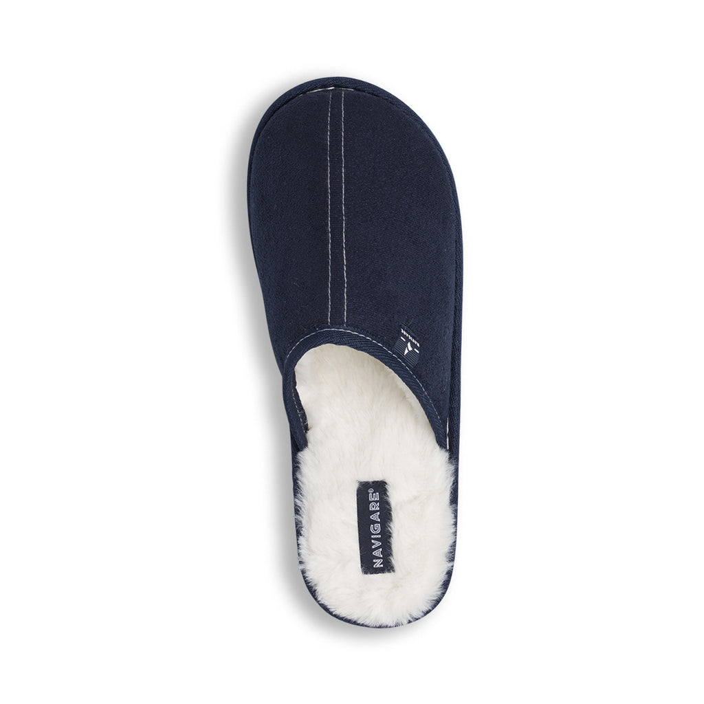 Pantofole da uomo blu con interno imbottito Navigare
