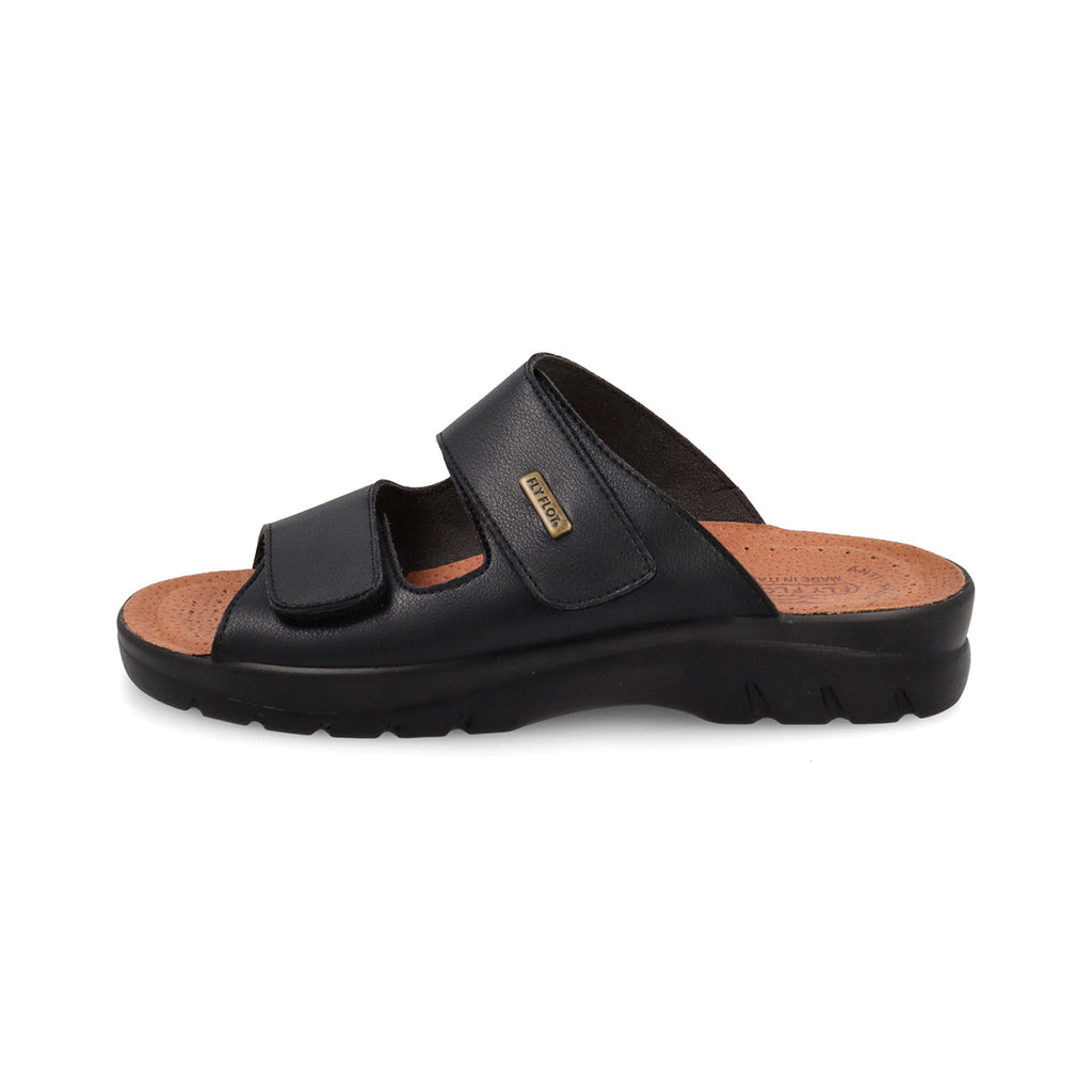 Ciabatte nere da Uomo con doppio strappo Fly Flot