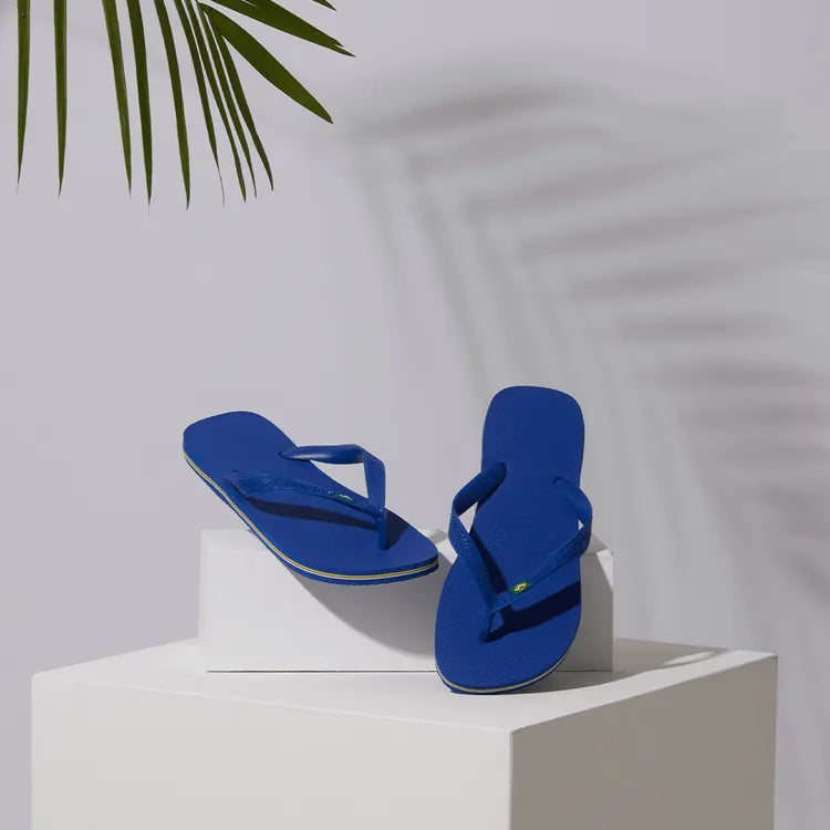 Ciabatte infradito da uomo blu marine Havaianas Brasil