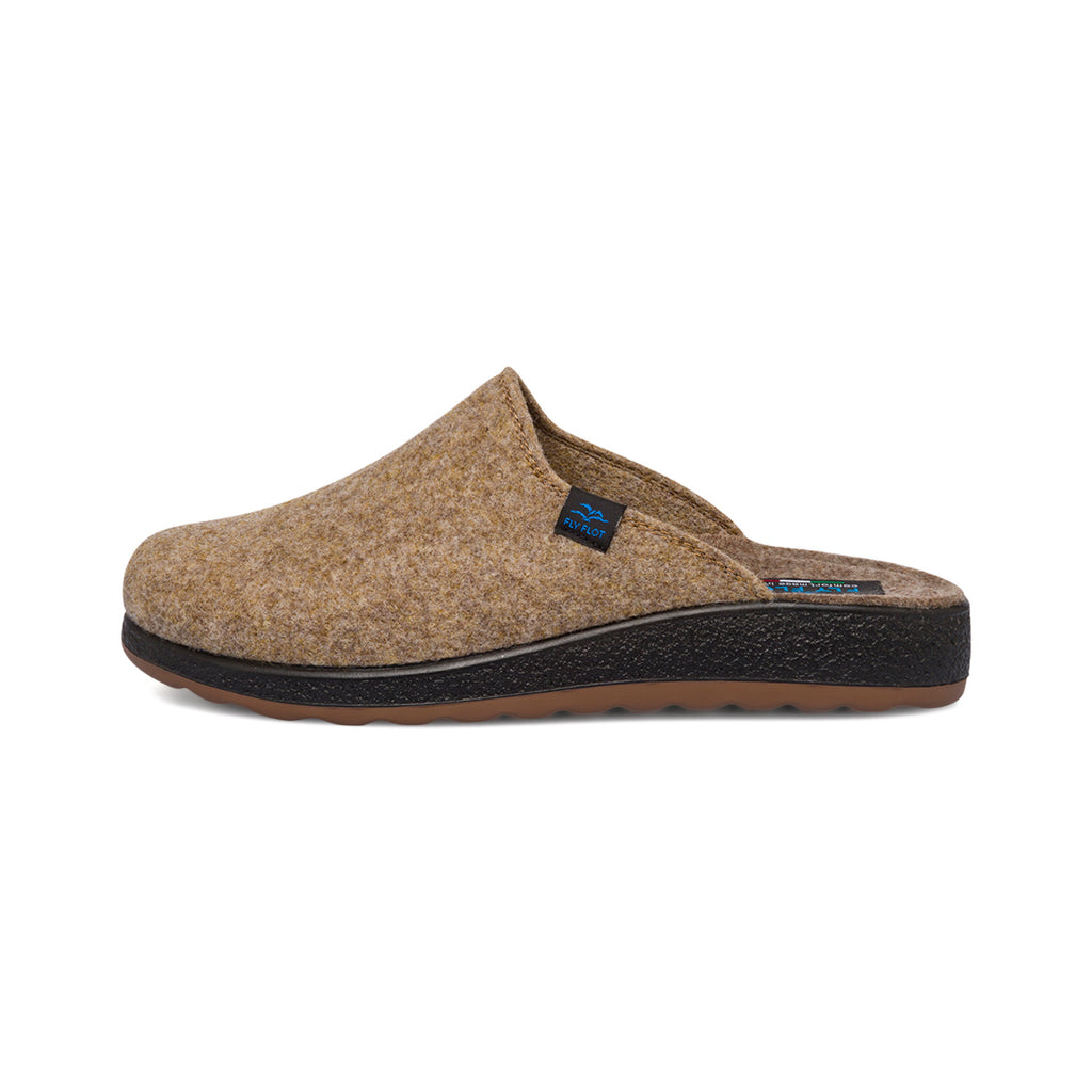 Ciabatte da Uomo in feltro marrone chiaro Fly Flot