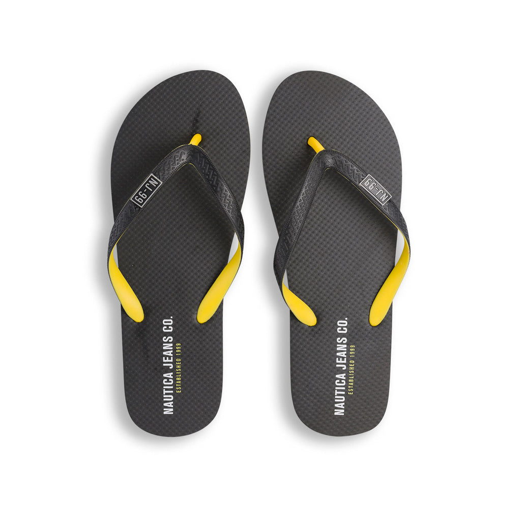 Ciabatte infradito da uomo nere Nautica Jeans