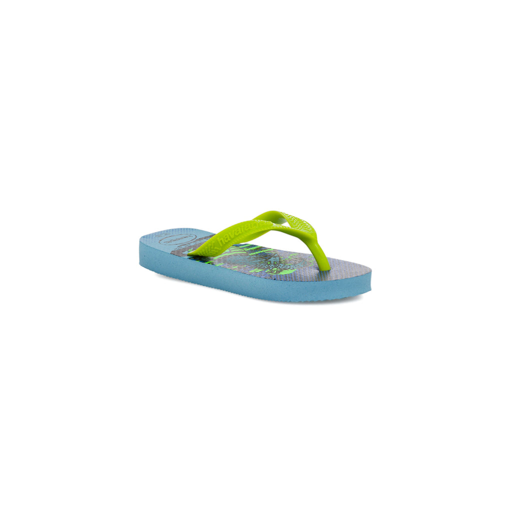 Ciabatte infradito da bambino blu e verdi Havaianas Top Fun