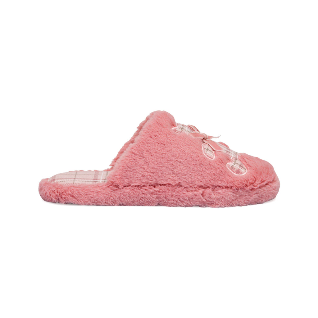 Pantofole rosa da Donna con fiocco Jog