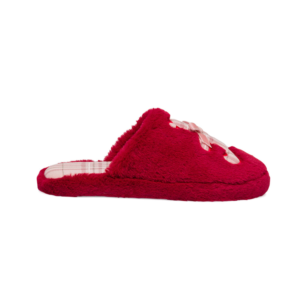 Pantofole rosse da Donna con orsetto Jog