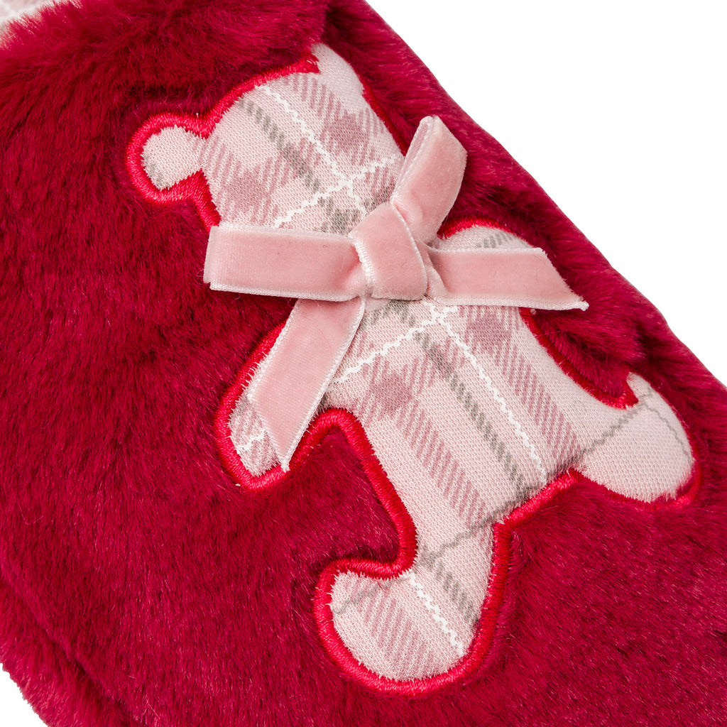 Pantofole rosse da Donna con orsetto Jog