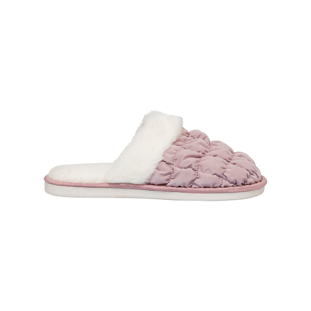 Pantofole da Donna lilla con finta pelliccia Jog