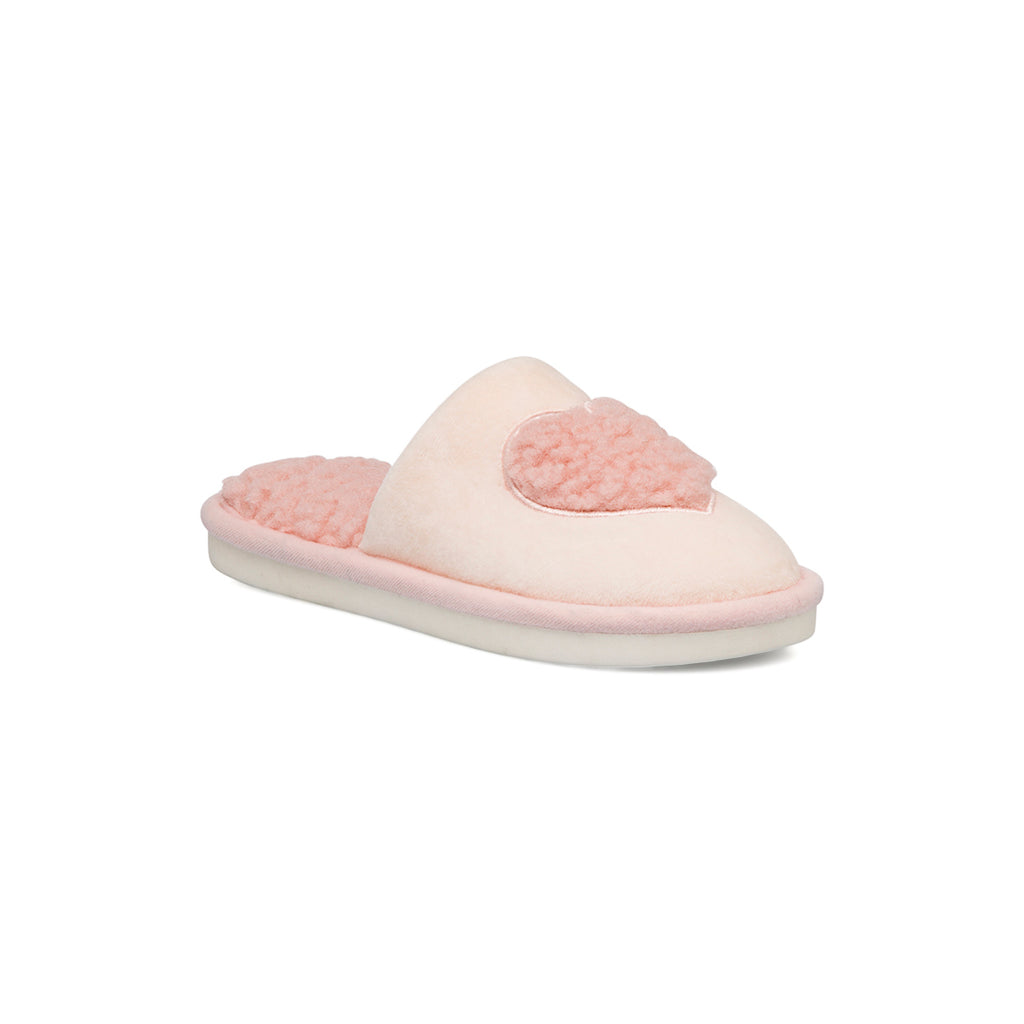Pantofole rosa da Donna con cuore Feetty
