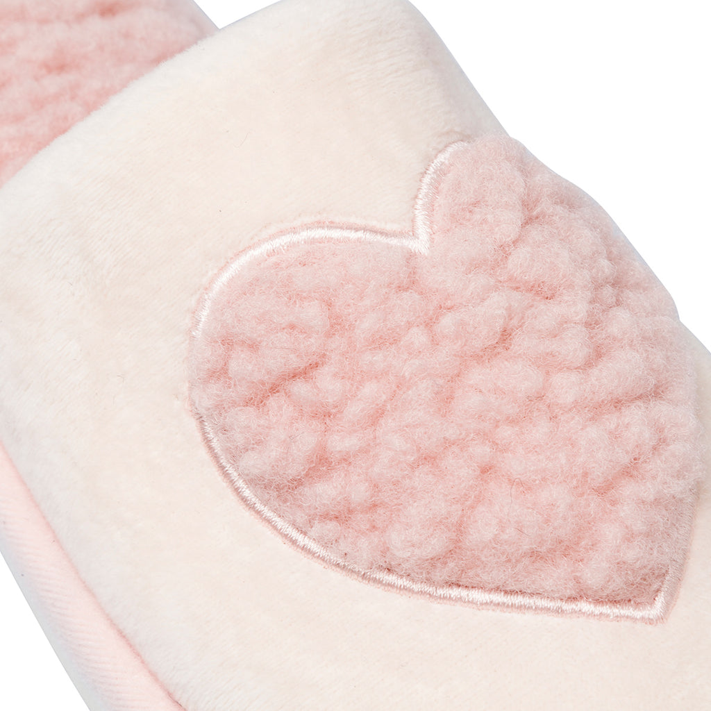 Pantofole rosa da Donna con cuore Feetty