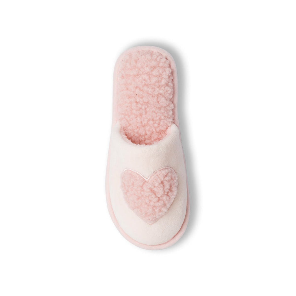 Pantofole rosa da Donna con cuore Feetty