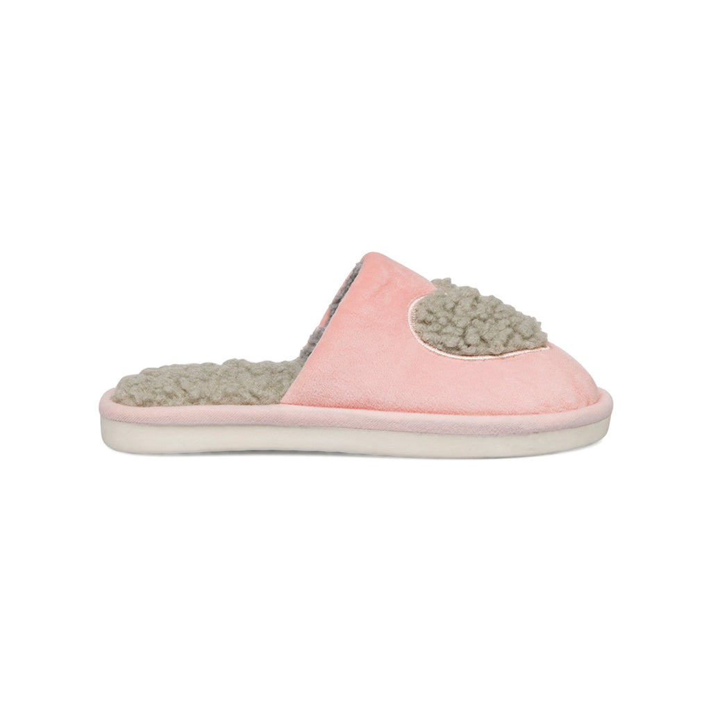 Pantofole rosa da Donna Feetty con cuori