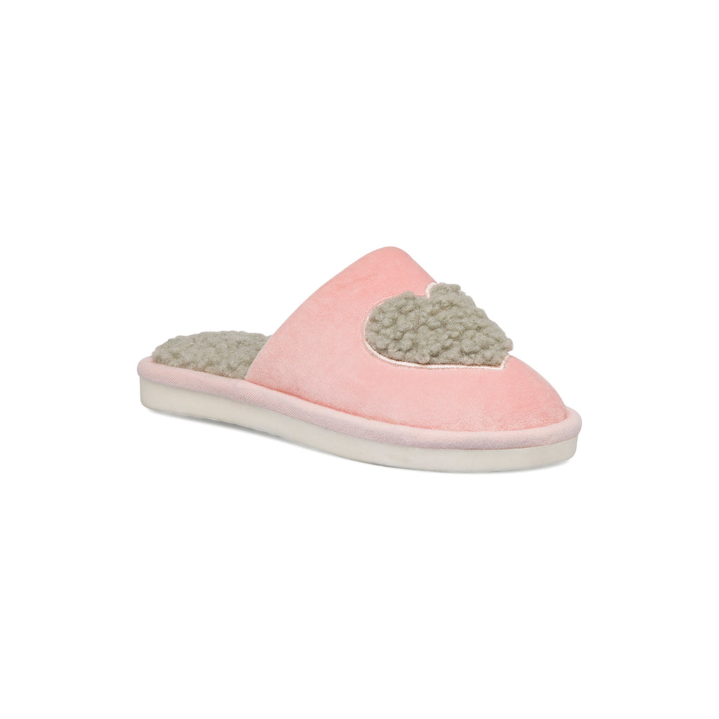 Pantofole rosa da Donna Feetty con cuori