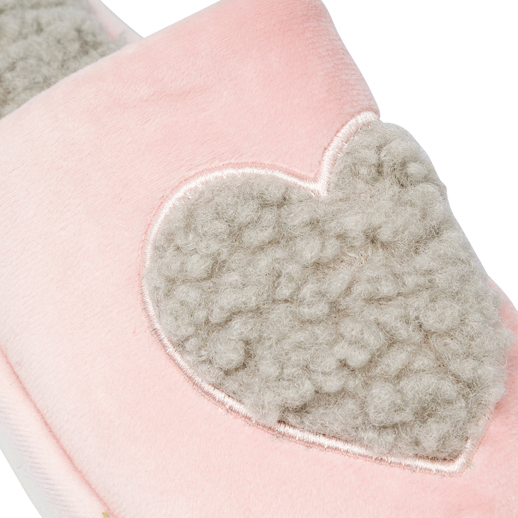 Pantofole rosa da Donna Feetty con cuori
