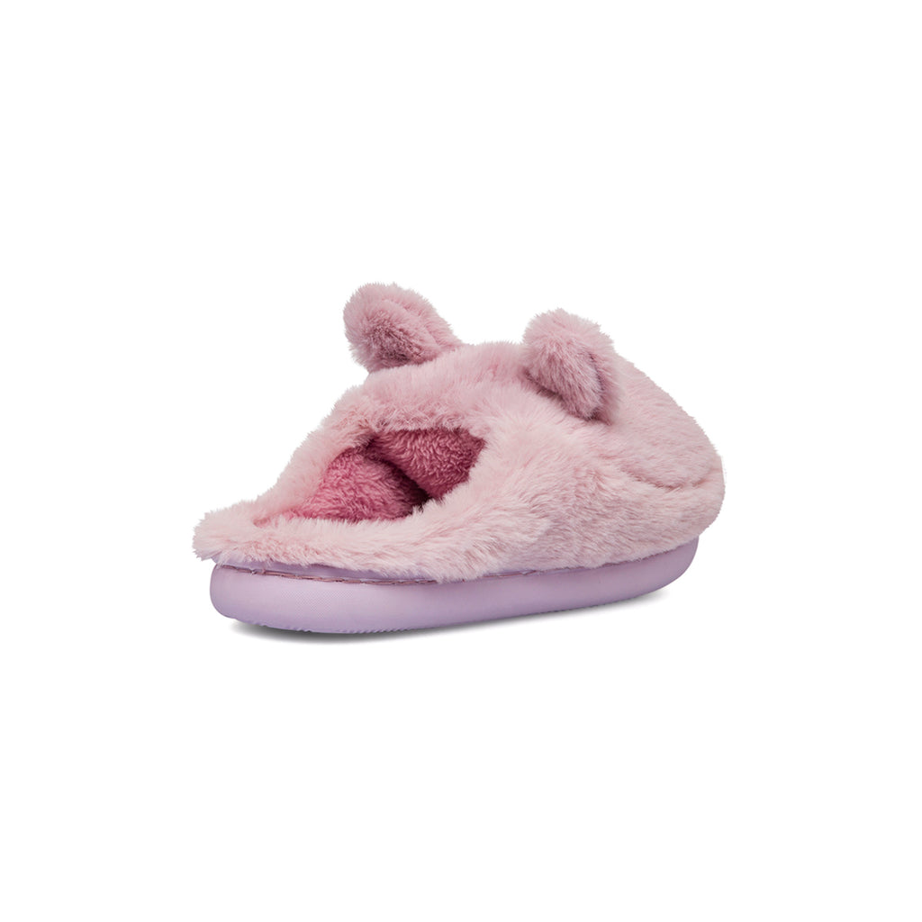 Pantofole a forma di gatto lilla da ragazza Feetty