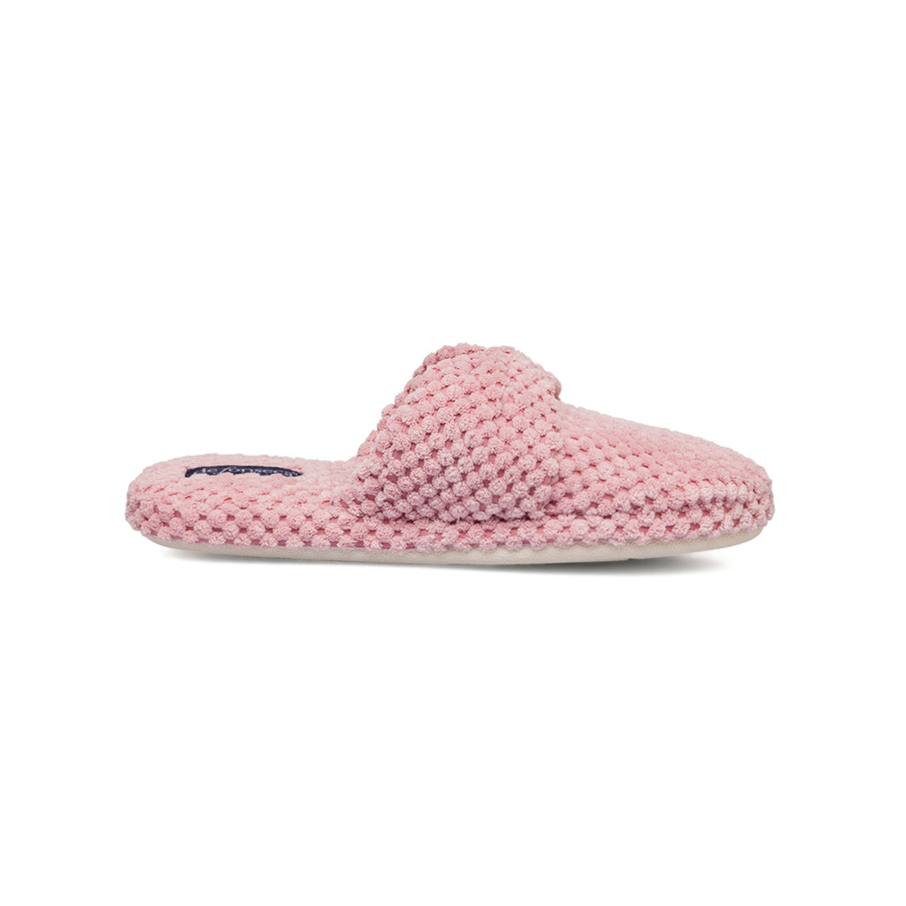 Pantofole rosa da Donna con fiocco De Fonseca