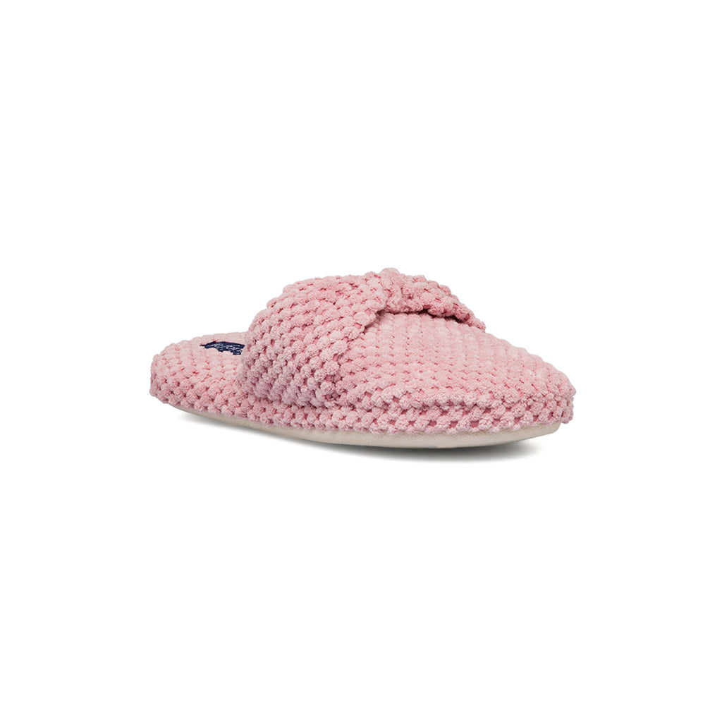 Pantofole rosa da Donna con fiocco De Fonseca