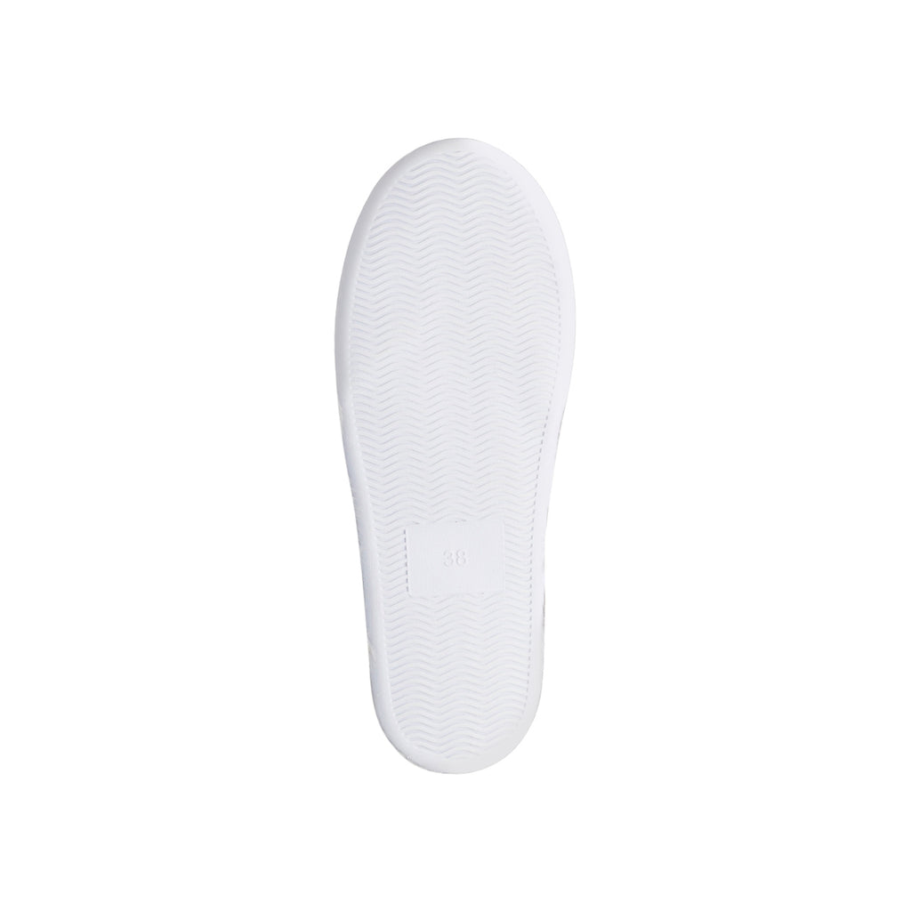 Pantofole natalizie da donna grigie con Babbo Natale Feetty