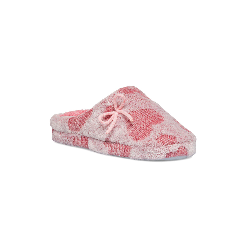 Pantofole rosa da Donna con fiocco Feetty