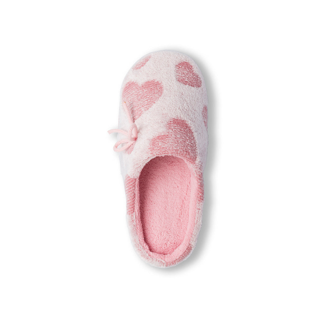Pantofole rosa da Donna con fiocco Feetty