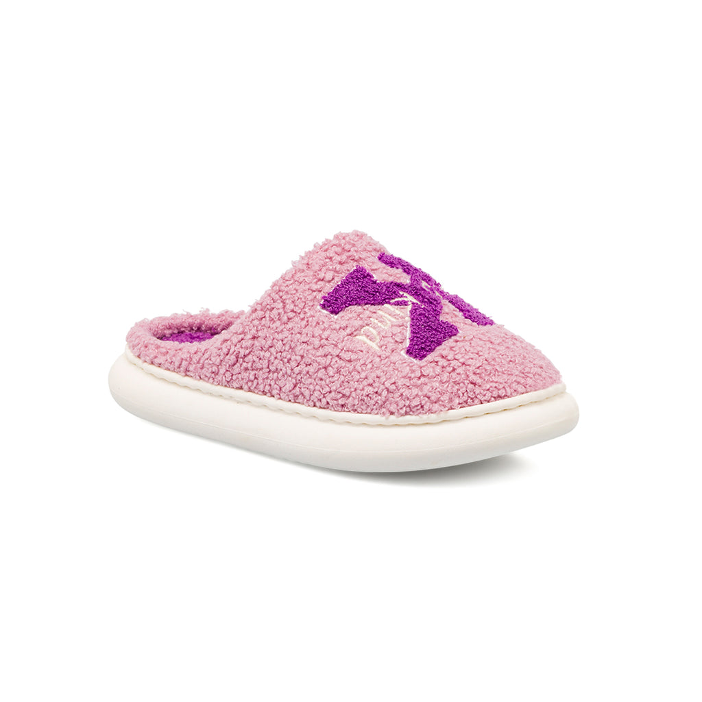 Pantofole rosa da Donna in morbido tessuto Griff