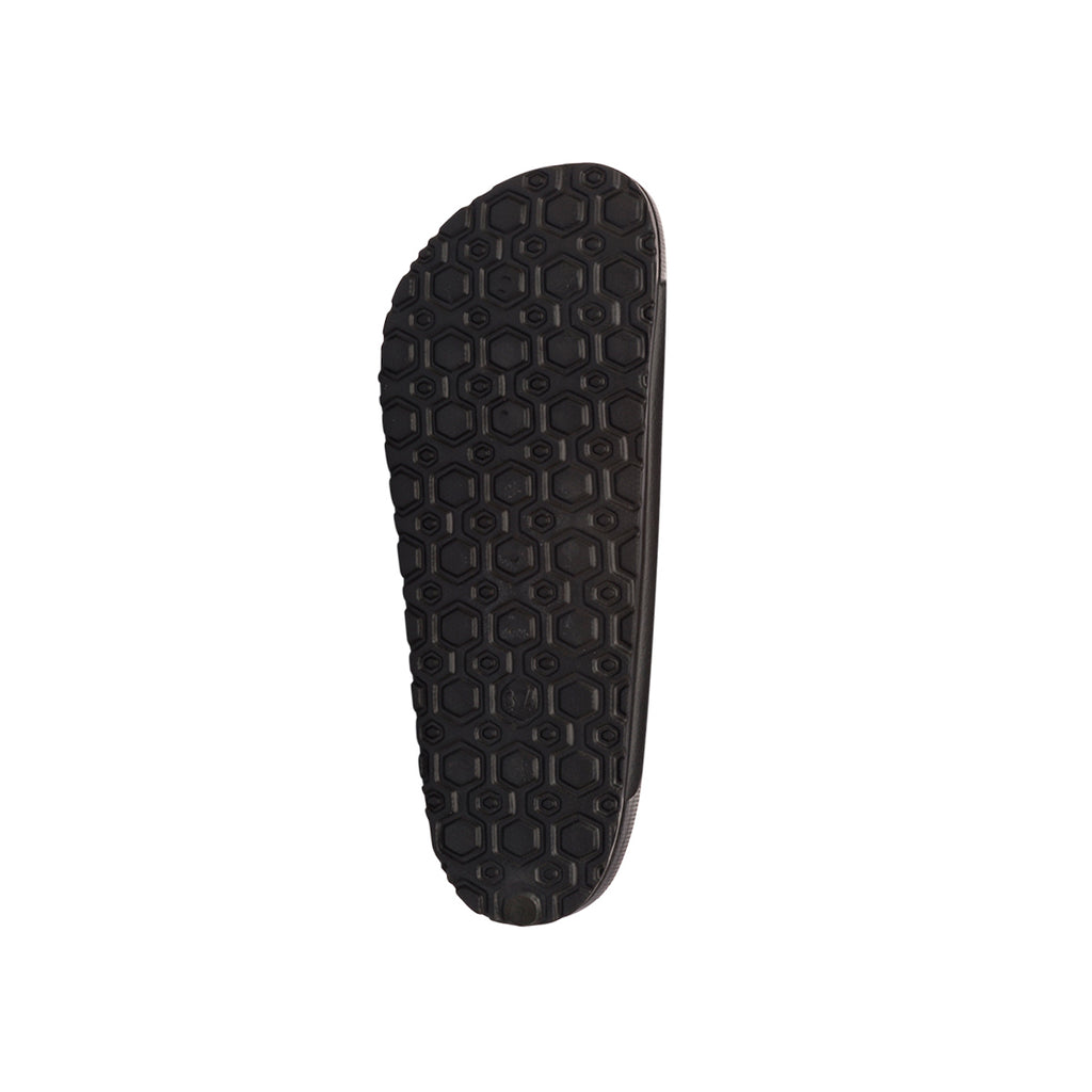 Ciabatte nere da Donna con doppia fascia e fibbia regolabile Silvia Sikel