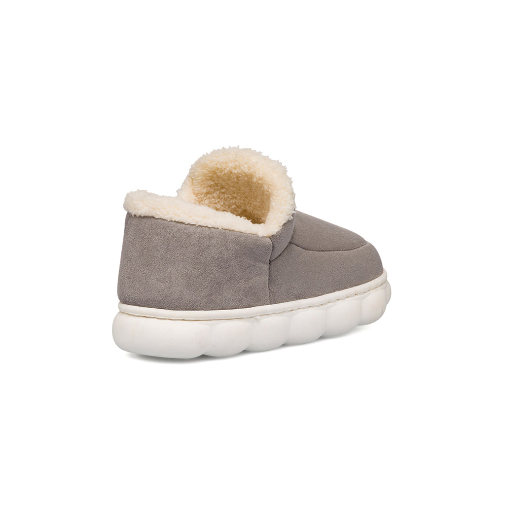 Pantofole grigie da Donna in similpelle effetto scamosciato Lora Ferres