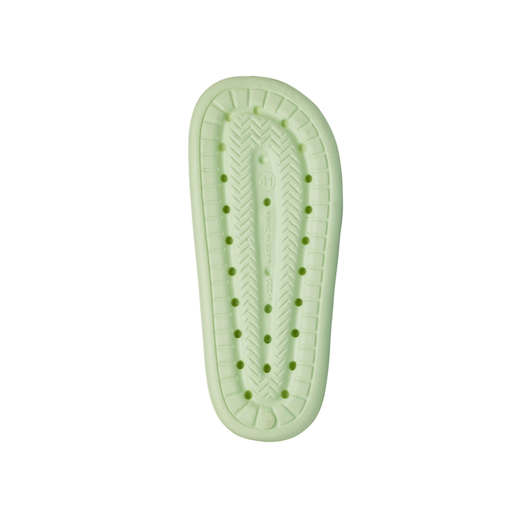Ciabatte platform verde chiaro da Donna in gomma Jog