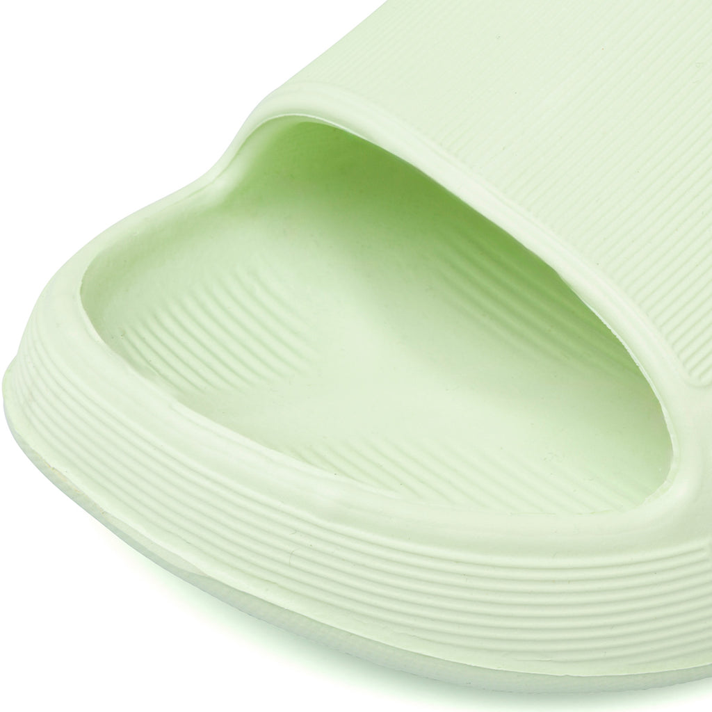 Ciabatte platform verde chiaro da Donna in gomma Jog