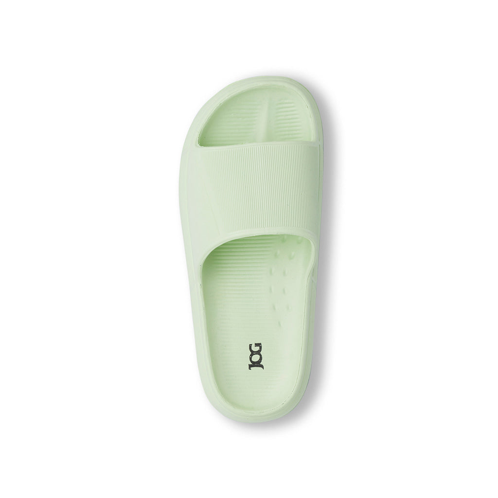 Ciabatte platform verde chiaro da Donna in gomma Jog
